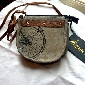 Mona B saddle crossbody purse